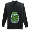 Long Sleeve Silk Touch Polo with Pocket Thumbnail