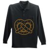 Long Sleeve Silk Touch Polo with Pocket Thumbnail