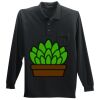 Long Sleeve Silk Touch Polo with Pocket Thumbnail