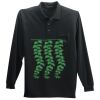 Long Sleeve Silk Touch Polo with Pocket Thumbnail