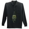 Long Sleeve Silk Touch Polo with Pocket Thumbnail
