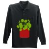 Long Sleeve Silk Touch Polo with Pocket Thumbnail