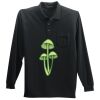 Long Sleeve Silk Touch Polo with Pocket Thumbnail