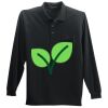 Long Sleeve Silk Touch Polo with Pocket Thumbnail