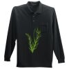 Long Sleeve Silk Touch Polo with Pocket Thumbnail