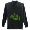Long Sleeve Silk Touch Polo with Pocket Thumbnail