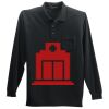Long Sleeve Silk Touch Polo with Pocket Thumbnail