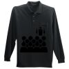 Long Sleeve Silk Touch Polo with Pocket Thumbnail