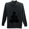 Long Sleeve Silk Touch Polo with Pocket Thumbnail