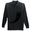 Long Sleeve Silk Touch Polo with Pocket Thumbnail