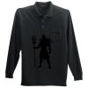 Long Sleeve Silk Touch Polo with Pocket Thumbnail