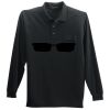 Long Sleeve Silk Touch Polo with Pocket Thumbnail