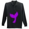 Long Sleeve Silk Touch Polo with Pocket Thumbnail