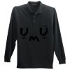 Long Sleeve Silk Touch Polo with Pocket Thumbnail