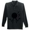 Long Sleeve Silk Touch Polo with Pocket Thumbnail