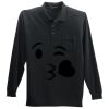 Long Sleeve Silk Touch Polo with Pocket Thumbnail