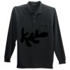 Long Sleeve Silk Touch Polo with Pocket Thumbnail