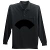 Long Sleeve Silk Touch Polo with Pocket Thumbnail