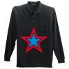 Long Sleeve Silk Touch Polo with Pocket Thumbnail