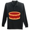 Long Sleeve Silk Touch Polo with Pocket Thumbnail