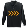 Long Sleeve Silk Touch Polo with Pocket Thumbnail