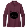 Women's Silk Touch Long Sleeve Polo Thumbnail