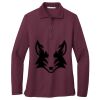 Women's Silk Touch Long Sleeve Polo Thumbnail