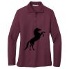 Women's Silk Touch Long Sleeve Polo Thumbnail