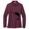 Women's Silk Touch Long Sleeve Polo Thumbnail