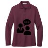 Women's Silk Touch Long Sleeve Polo Thumbnail