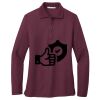 Women's Silk Touch Long Sleeve Polo Thumbnail