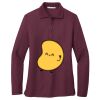 Women's Silk Touch Long Sleeve Polo Thumbnail