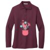 Women's Silk Touch Long Sleeve Polo Thumbnail
